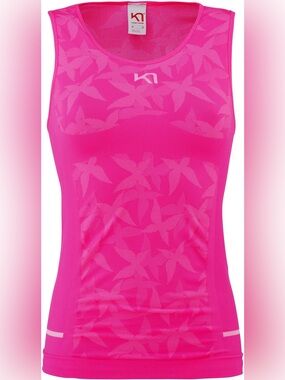 Kari Traa Bright Neon Pink Performance Tank
